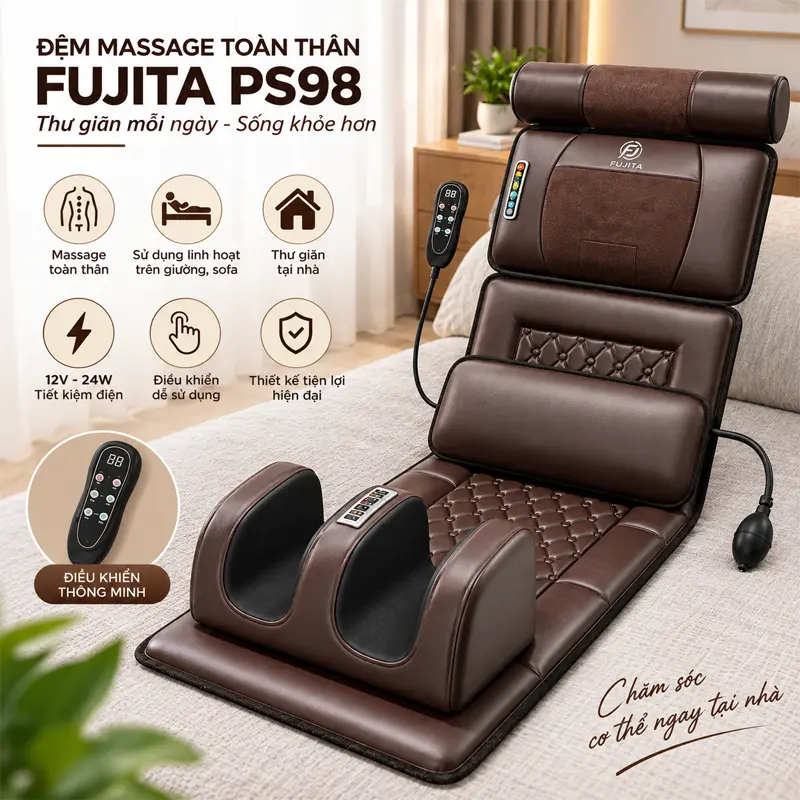 Đệm massage toàn thân FUJITA PS98